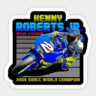 Kenny Roberts Jr. 2000 Champion Retro Sticker